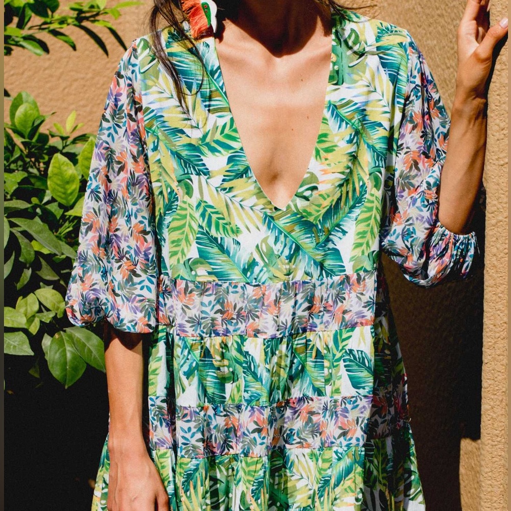 NWT All Things Mochi Tropical Dress